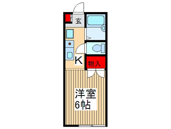 パ－ルハイツサトウの物件間取画像